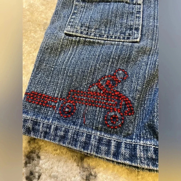 Radio Flyer - Vintage jean denim overalls - 18M - Picture 4 of 10